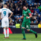 El Leganés dio la campanada en el Bernabéu superando a un Real Madrid que no supo sacar partido del resultado de la ida. JIMÉNEZ