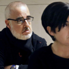Basterra y Porto, en un momento del juicio.