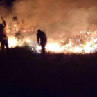 Incendio en el islote de S'Espalmador, en Formentera.
