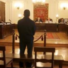 Imagen del juicio contra el antiguo administrador del psiquiátrico, tomada en abril del 2006