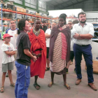 Los dos representantes de la tribu Masái en Lubia.