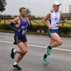 Guillermo García (d) junto al asturiano Alberto Suárez.