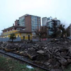 Las obras de reurbanización de Feve, para adecuar la integración del tren en la ciudad.