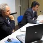 Jesús Celis Sánchez, durante la conferencia sobre el castillo