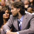 Gasol y Silvia, el pasado 12 de febrero en el All Star de la NBA en Dallas.