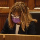 Ana Arias intervino en el Pleno como respuesta a la pregunta planteada por el PP. FERNANDO OTERO