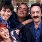 Santi Rodríguez (primero de la derecha), con Padilla, Millán y Corbacho