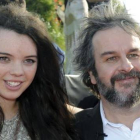 Peter Jackson y su hija katie, en el estreno de 'El Hobbit'.