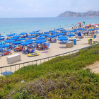Una playa de Benidorm, en Alicante. /