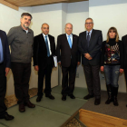 Ignacio Campoy y Gerardo Echeita, a la izquierda, con Javier Amoedo, en el centro.