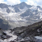 Fotografía del monte Elbrus, 5642 metros de altura, en los Urales.