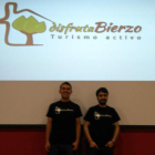 Daniel Madrid y Miguel Molinero presentaron ayer la web.