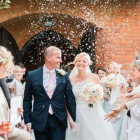 Kate & Dougie celebraron su boda en abril del 2016, en el histórico palacio.