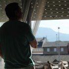 Julio, el pasado viernes en las instalaciones de Proyecto Hombre en Fuentesnuevas. ANA F. BARREDO