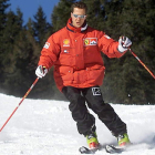 Michael Schumacher es un apasionado del esquí, deporte que puede costarle la vida.