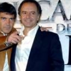 Antonio Banderas junto al guionista del filme, Antonio Soler