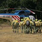 Tabuyo del Monte dispone de un helicóptero con su correspondiente cuadrilla.