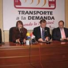 Antonio Silván hizo la presentación del transporte a la demanda de la zona de Boñar