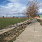 Zona del campo de fútbol y del frontón de Fresno.