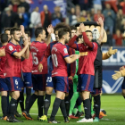 Jugadores de Osasuna.