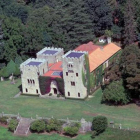 Bien de Interés Cultural 8Vista aérea del Pazo de Meirás, en el término municipal de Sada (A Coruña).