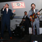 Los portugueses TT Syndicate actuarán esta noche en la plaza del Negrillón de Boñar. RAMIRO