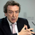 El consejero de la Presidencia, De Santiago-Juárez, en su comparecencia tras el consejo.