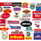 Logotipos de las marcas de Ebro Foods.