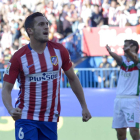Koke celebra el primer gol del Atlético ante el Granada. LUCA PIERGIOVANNI