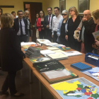 Visita de la delegación socialista a la Once. DL