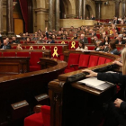 Pleno del Parlament.