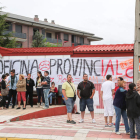Un centenar de personas protesta por la disolución de Cruz Roja de San Andrés.