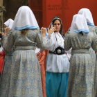 Un momento de la danza durante la ceremonia de las Cantaderas.