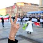 Imagen de una manifestación contra los ayatolás. ALESANDRO DI MARCO