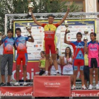Marcos González, en lo más alto del podio de infantiles.