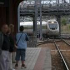 La primera parada del Alvia en Ponferrada, en un viaje de pruebas, fue el jueves