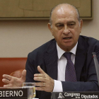 El titular de Interior, Jorge Fernández Díaz, durante una comparecencia en el Congreso.
