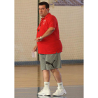 Chiqui Barros, durante un entrenamiento