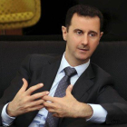 El presidente de Siria, Bachar al Asad, durante una reciente entrevista.