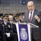 El ministro del Interior, Jorge Fernández Díaz, ayer en un acto en Ávila.