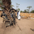 Cementerio de Liberia donde se ha enterrado a los fallecidos.