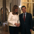 La presidenta de Andalucía, Susana Díaz, y el alcalde de Toledo, Emiliano García-Page.
