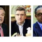 Emilio Gutiérrez, Francisco Fernández y Javier Chamorro.
