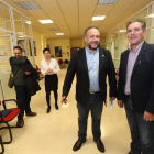 Gerardo Courel y Pedro García presentaron ayer la campaña de cultivos autóctonos. L. DE LA MATA
