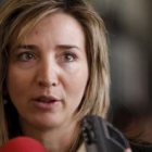La directora general de la Mujer, Alicia García, durante una visita reciente a León