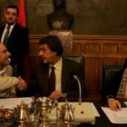 Javier García-Prieto, en la firma de los acuerdos, ayer, en la Diputación