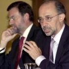 El ministro de Hacienda, Cristóbal Montoro, en primer término, en una foto de archivo