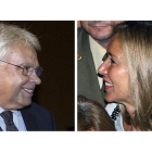 Fotografías de archivo del ex presidente del Gobierno, Felipe González, y su reciente esposa, Mar García Vaquero.