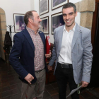 Aníbal Merayo y Sergio Gallardo, ayer en el Ayuntamiento de Ponferrada.