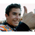 Marc Márquez, tras conseguir la 'pole position' en Cheste.